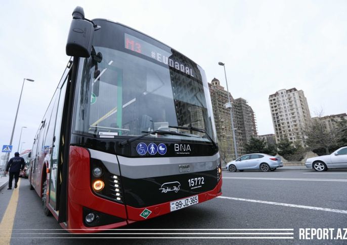 "BakuBus" xəttə çıxardığı avtobusların sayını 20 % artırıb