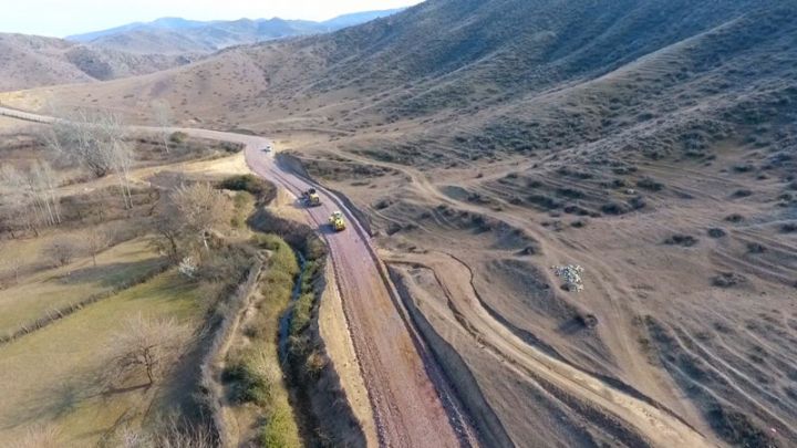 Şəmkirin Zəyəm Cırdaxan–Tatarlı avtomobil yolunun yenidən qurulması yekunlaşır