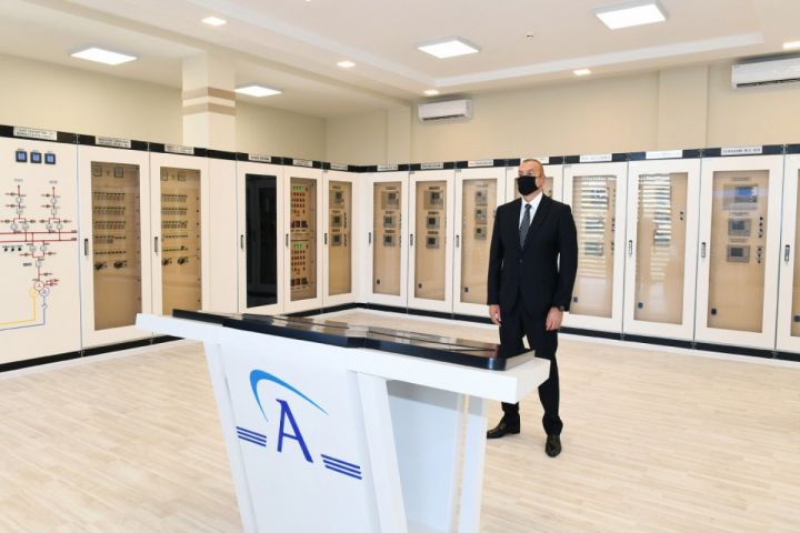 İlham Əliyev  açılışda iştirak etdi