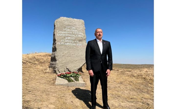Prezident və birinci xanım Füzuli rayonuna səfər ediblər