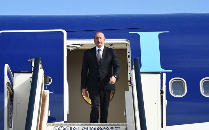 İlham Əliyev Albaniyaya getdi