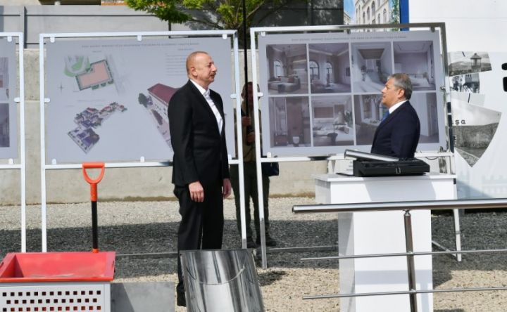 Şuşada ofis binası -  ikinci mərtəbəsində avtodayanacaq yerləşəcək