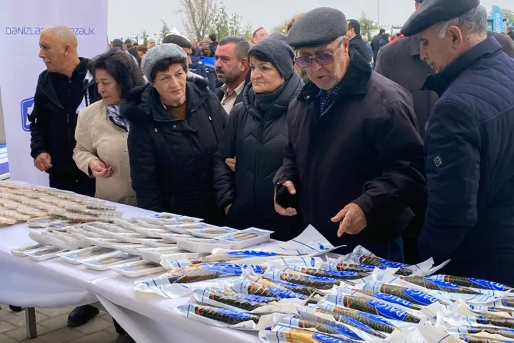 Balıq və dəniz məhsulları sənaye şirkəti "AzProduct" Balıq Festivalında - FOTOLAR