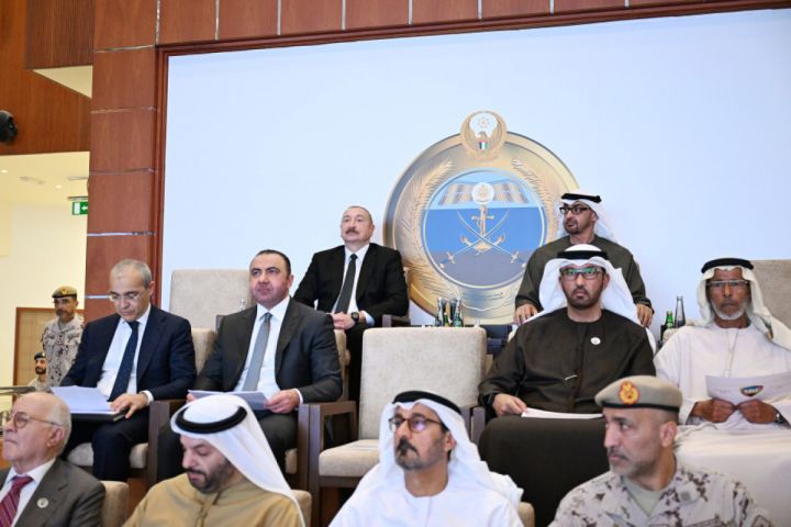 Azərbaycan və BƏƏ prezidentləri Əbu-Dabidə “Sülh Qalxanı – 2026” təlimini izləyiblər