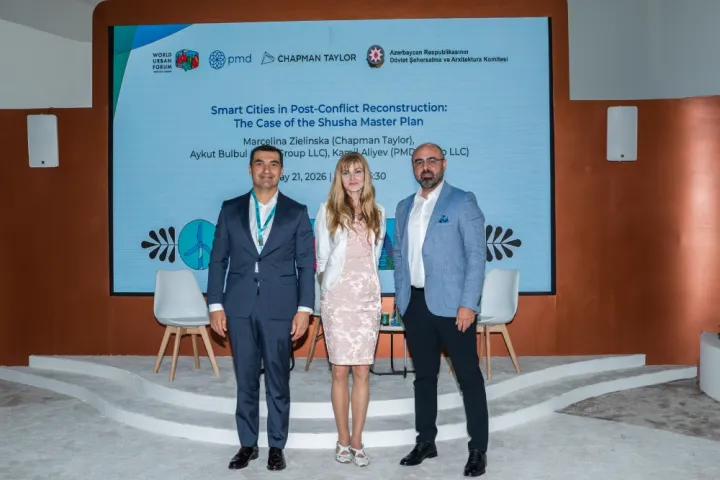 PMD Group və Chapman Taylor ağıllı şəhər yanaşmalarını müzakirə edib