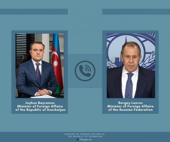 Ceyhun Bayramov Rusiyaya təşəkkür etdi - TELEFON DANIŞIĞI