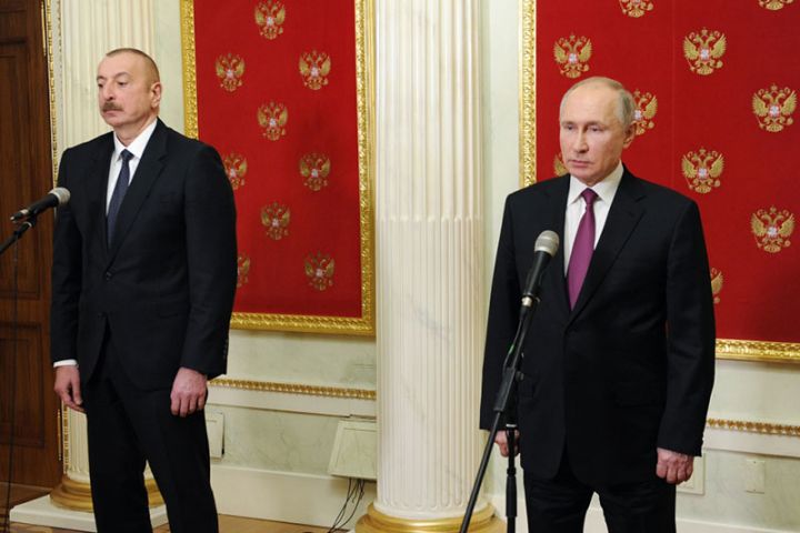 Putin, Əliyev və Paşinyanın mətbuata bəyanatları - TAM MƏTN