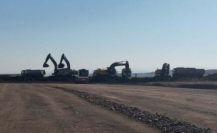 Hava Limanının tikinti işləri  başladı