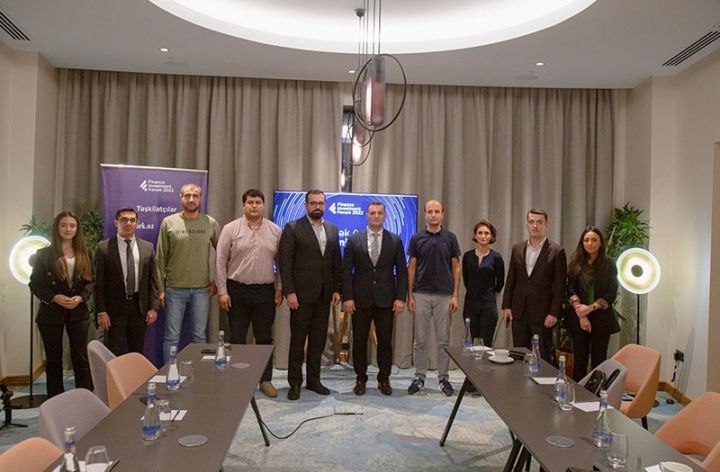 III Maliyyə və İnvestisiya Forumunun spikerlərinin bir qismi ilə görüş keçirilib! - FOTO/VİDEO