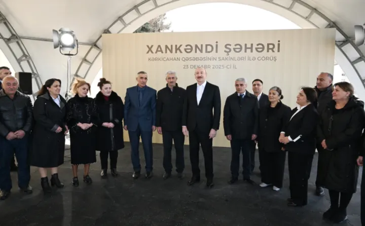 Prezident Kərkicahan sakinlərlə görüşüb