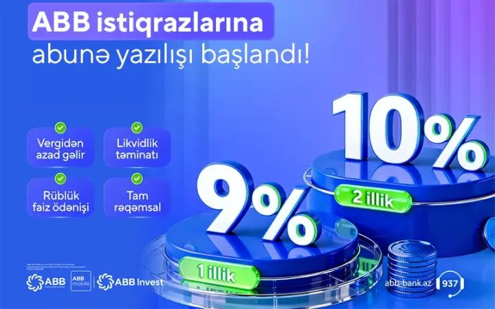 ABB Invest ABB istiqrazlarını növbəti dəfə kapital bazarına çıxarır
